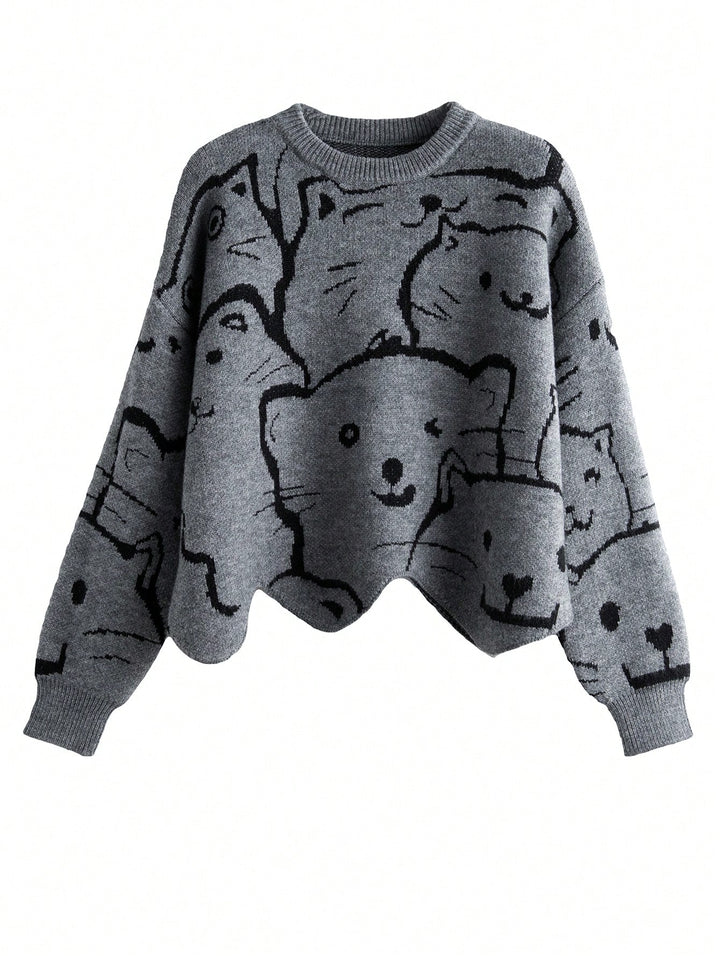 Pulover SHEIN, gri