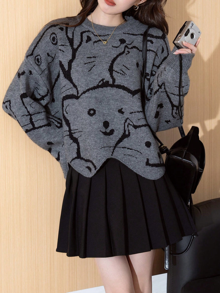 Pulover SHEIN, gri