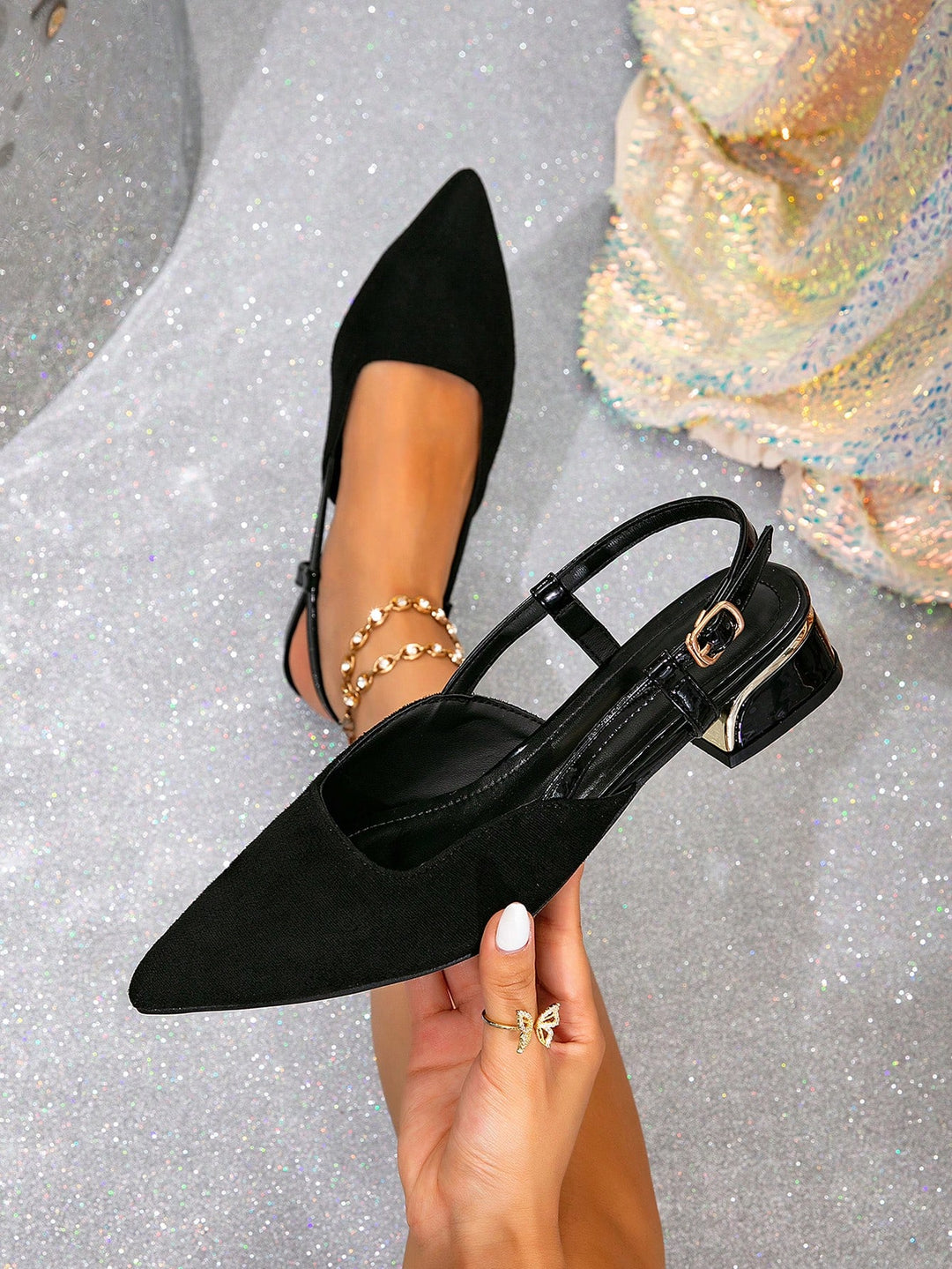 Pantofi SHEIN, negru