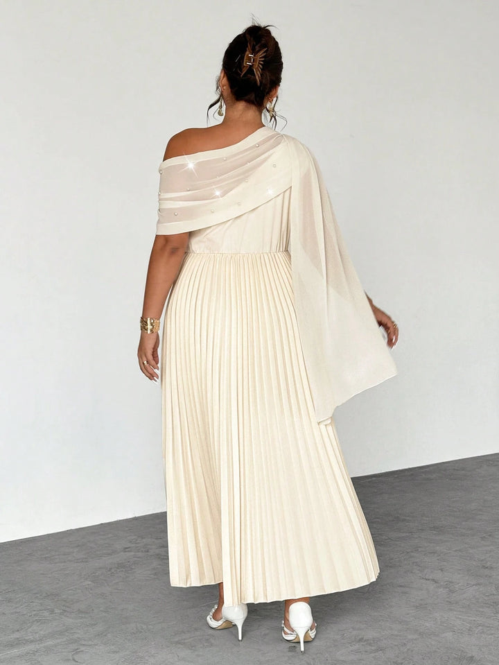Rochie maxi SHEIN, crem