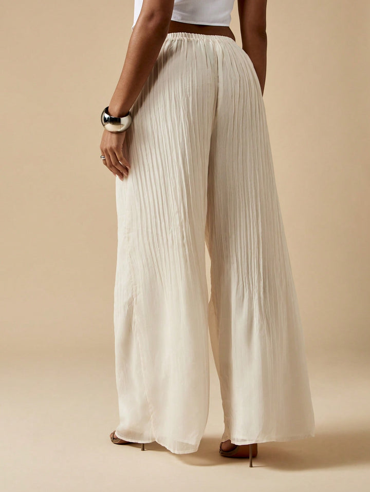 Pantaloni SHEIN, alb