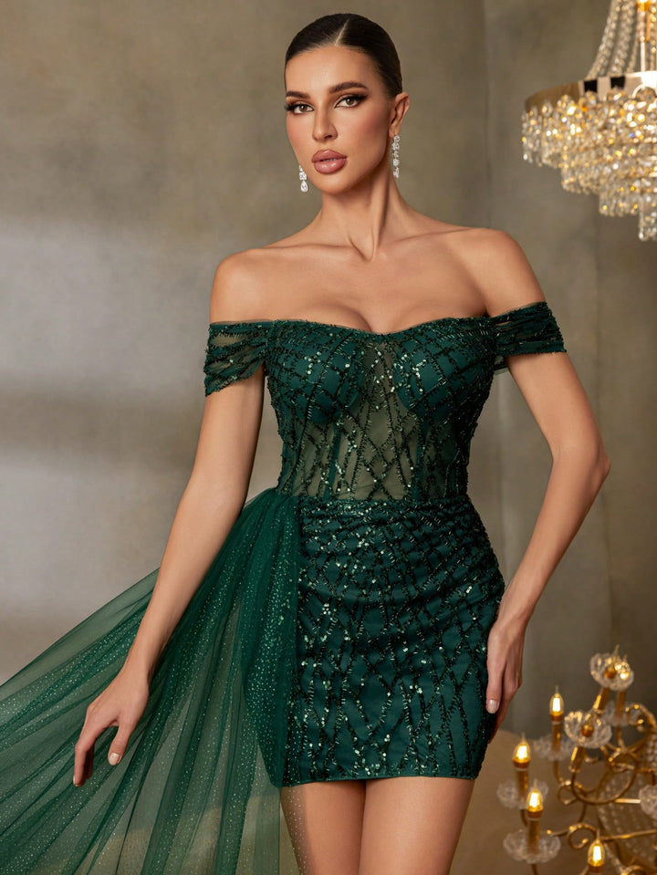 Rochie SHEIN, verde