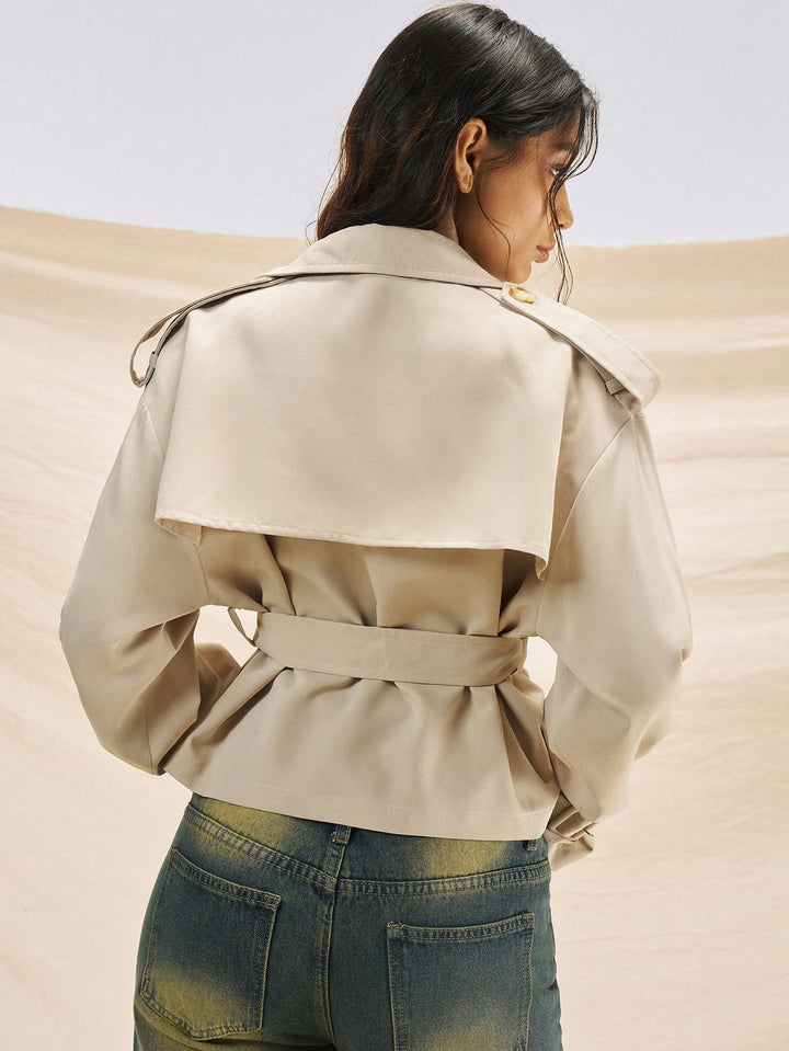 Trench SHEIN, kaki