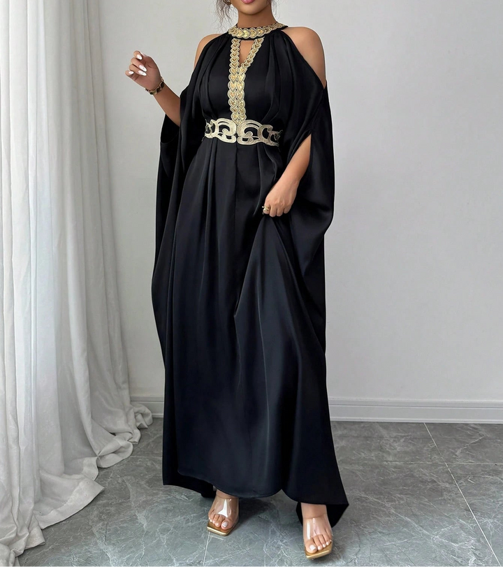 SHEIN maxi ruha, fekete