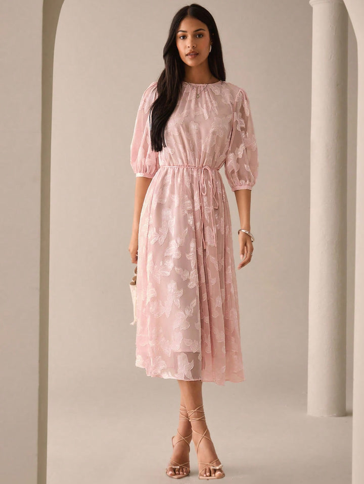 Rochie midi SHEIN, roz