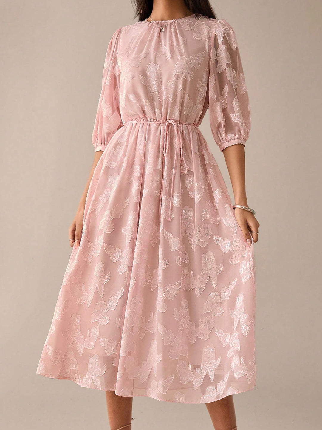 Rochie midi SHEIN, roz