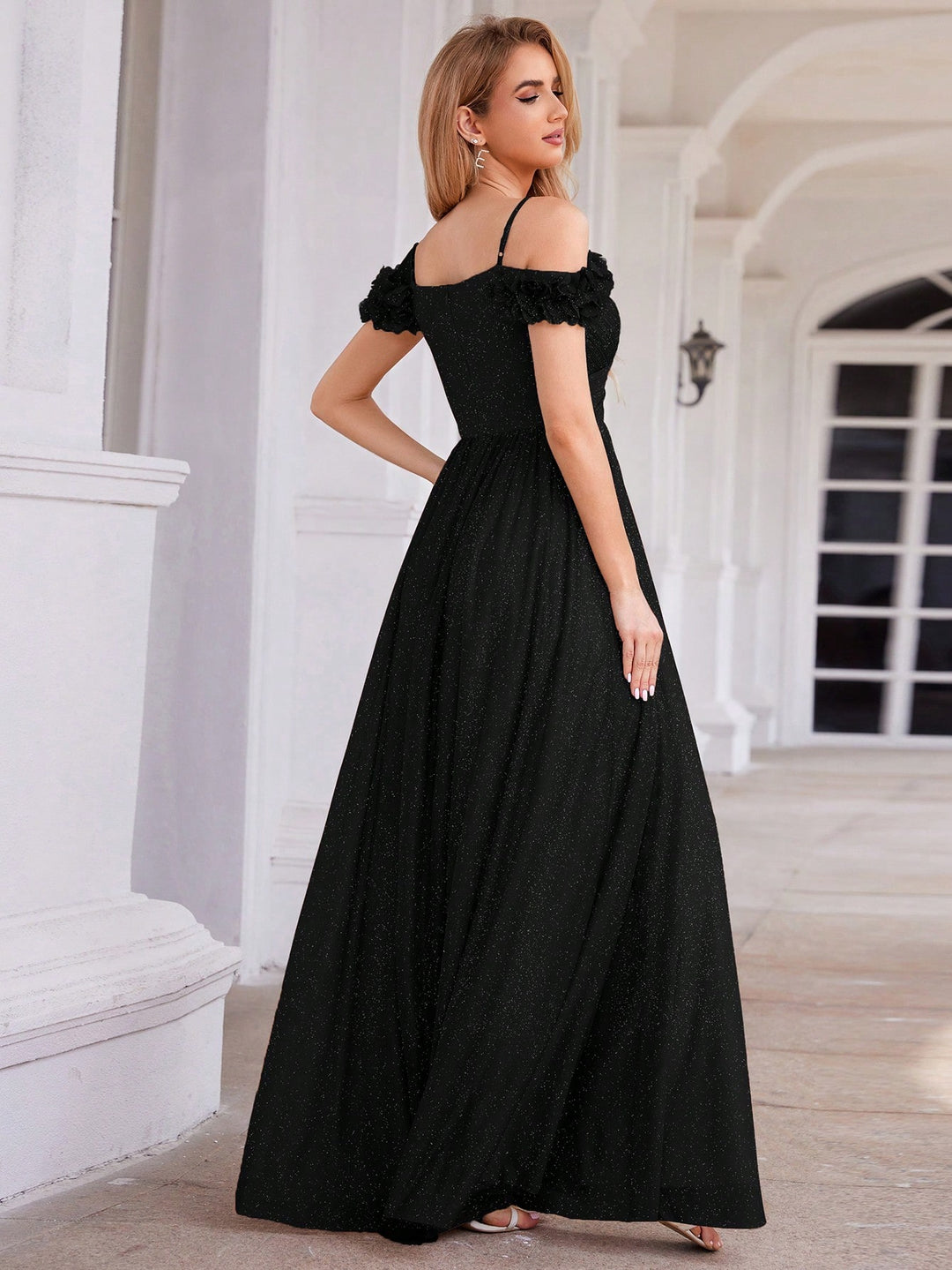 Rochie maxi SHEIN, negru
