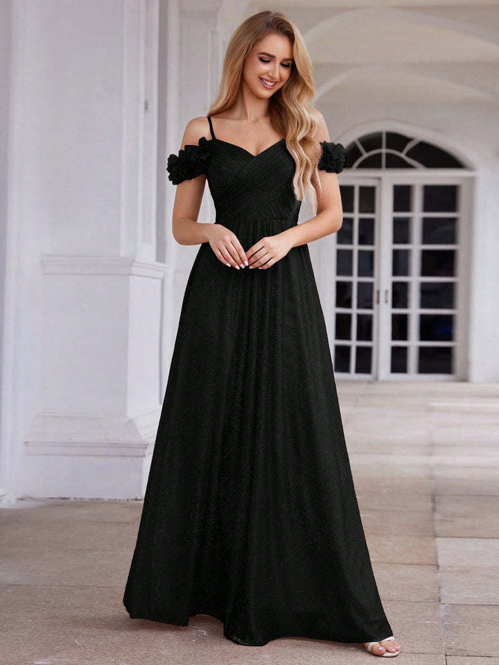 Rochie maxi SHEIN, negru