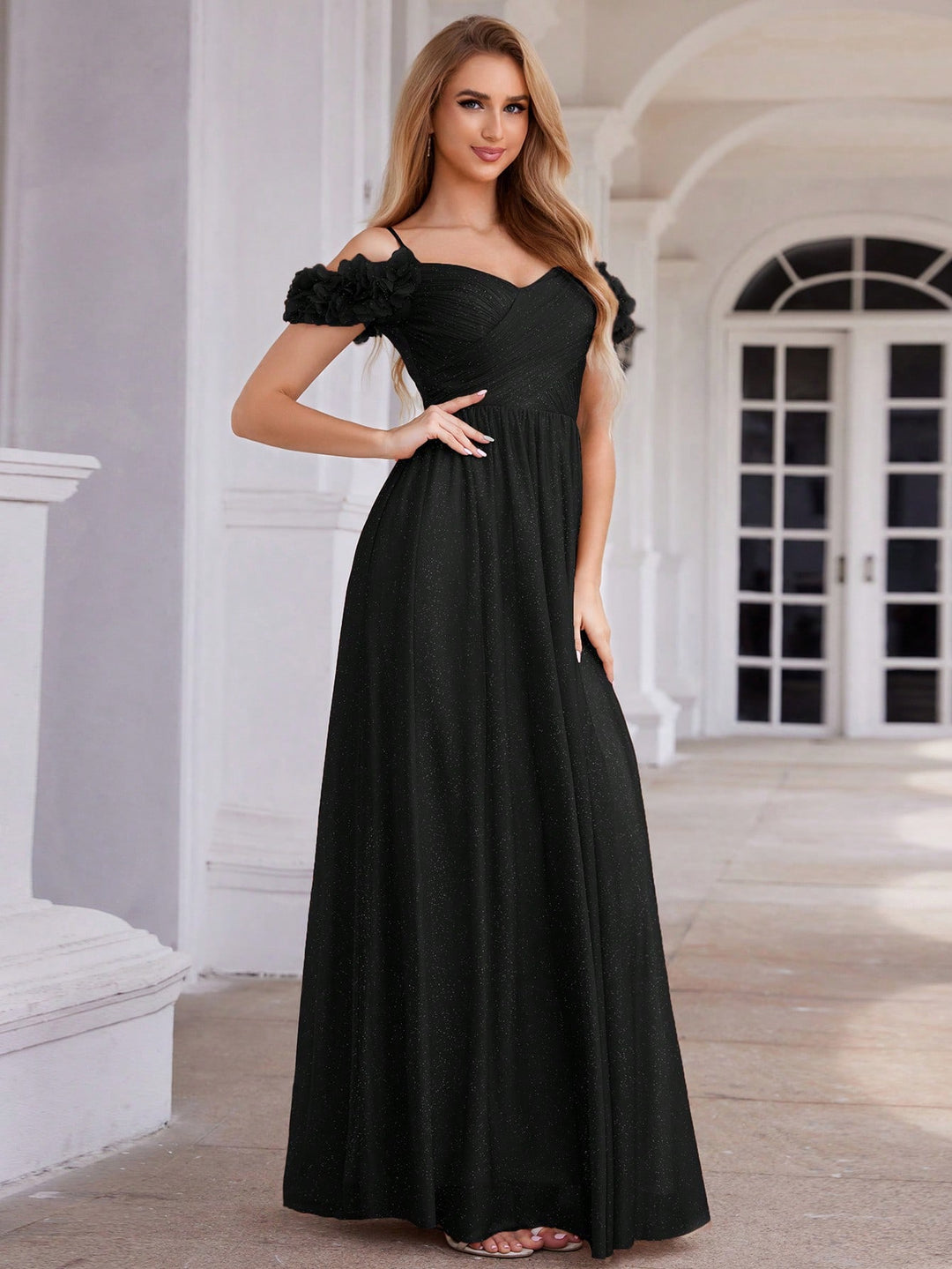 Rochie maxi SHEIN, negru