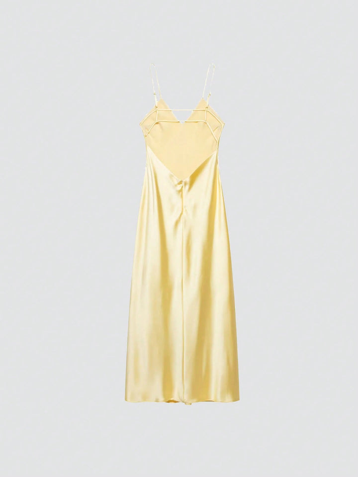 Rochie maxi SHEIN, galben