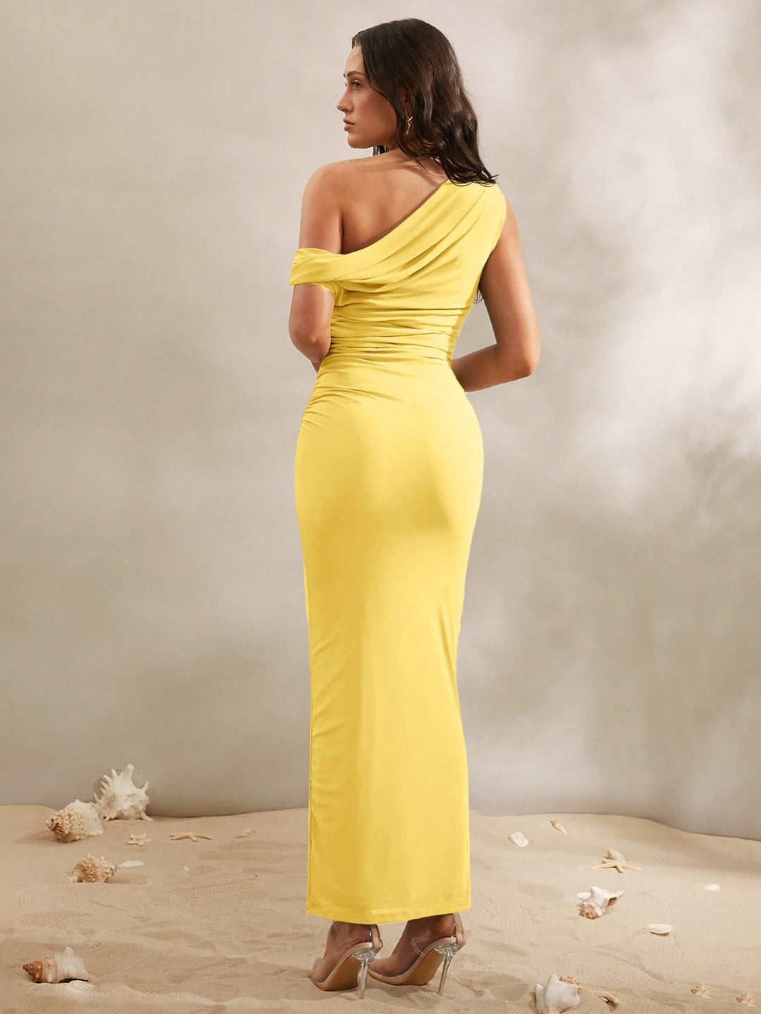 Rochie maxi SHEIN, galben