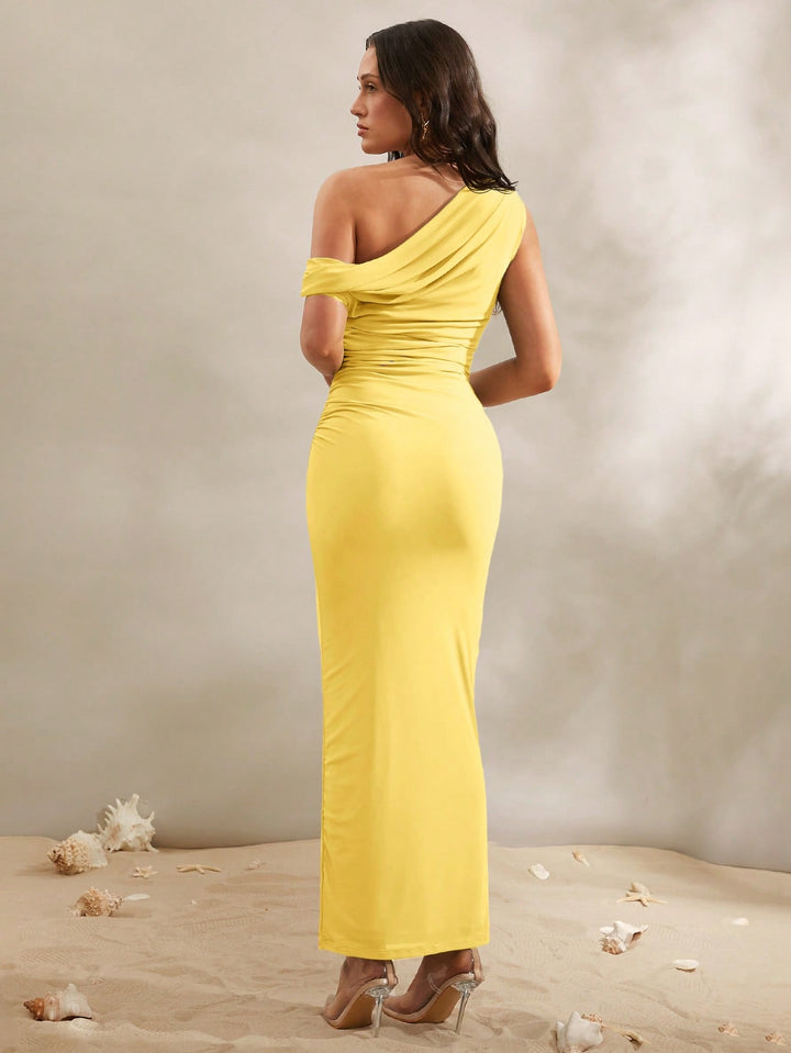 Rochie maxi SHEIN, galben
