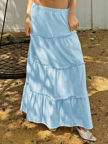 Fustă maxi SHEIN, albastru