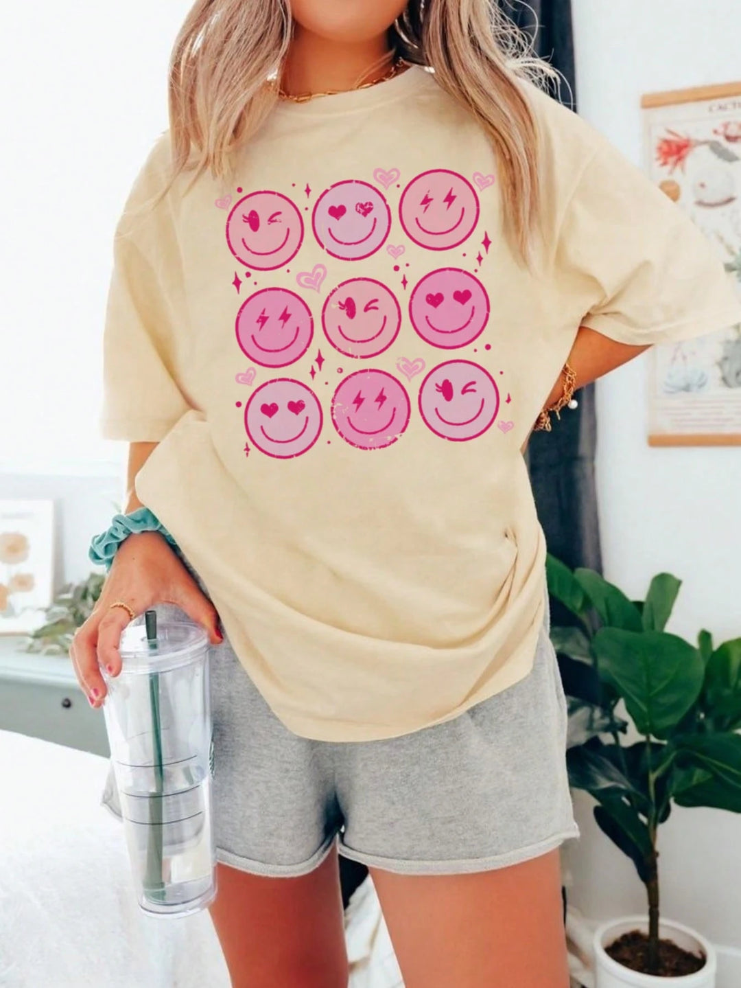 Tricou SHEIN, bej