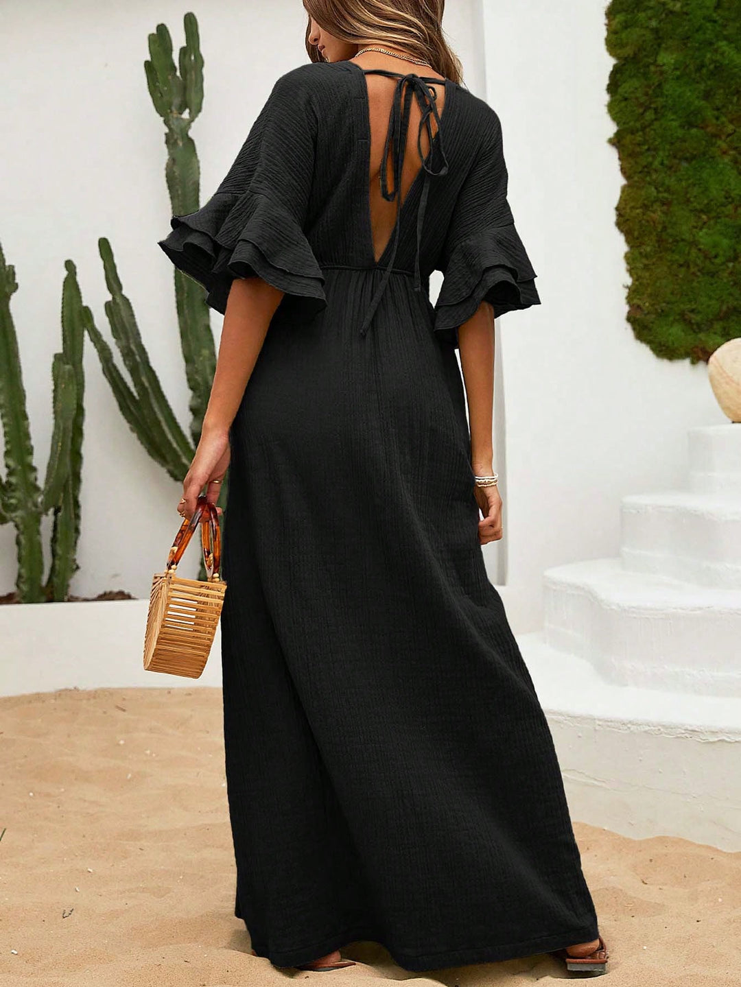 Rochie maxi SHEIN, negru