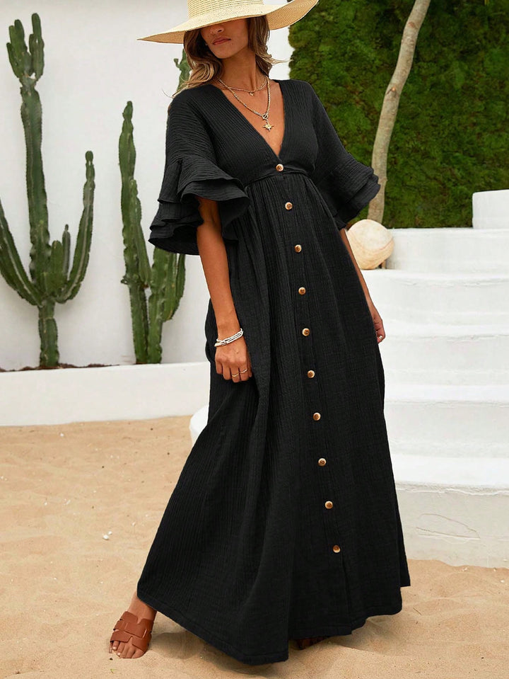 Rochie maxi SHEIN, negru