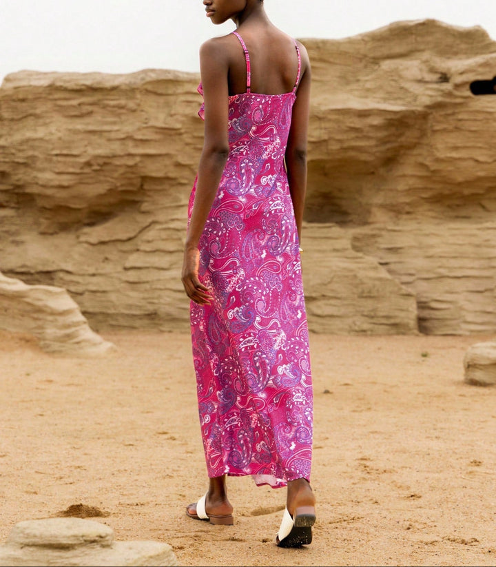 Rochie maxi SHEIN, mix culori