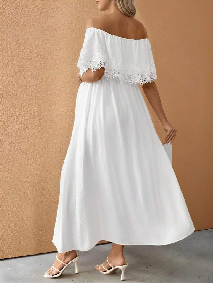 Rochie maxi SHEIN, alb