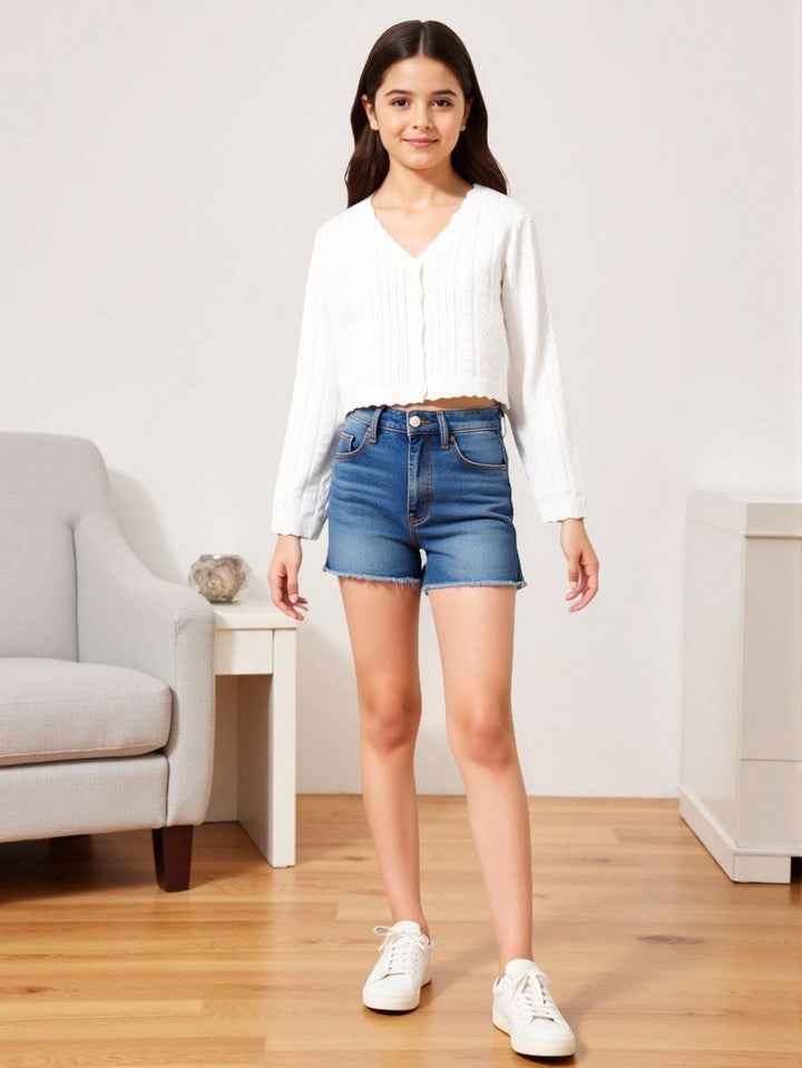 Cardigan SHEIN, alb