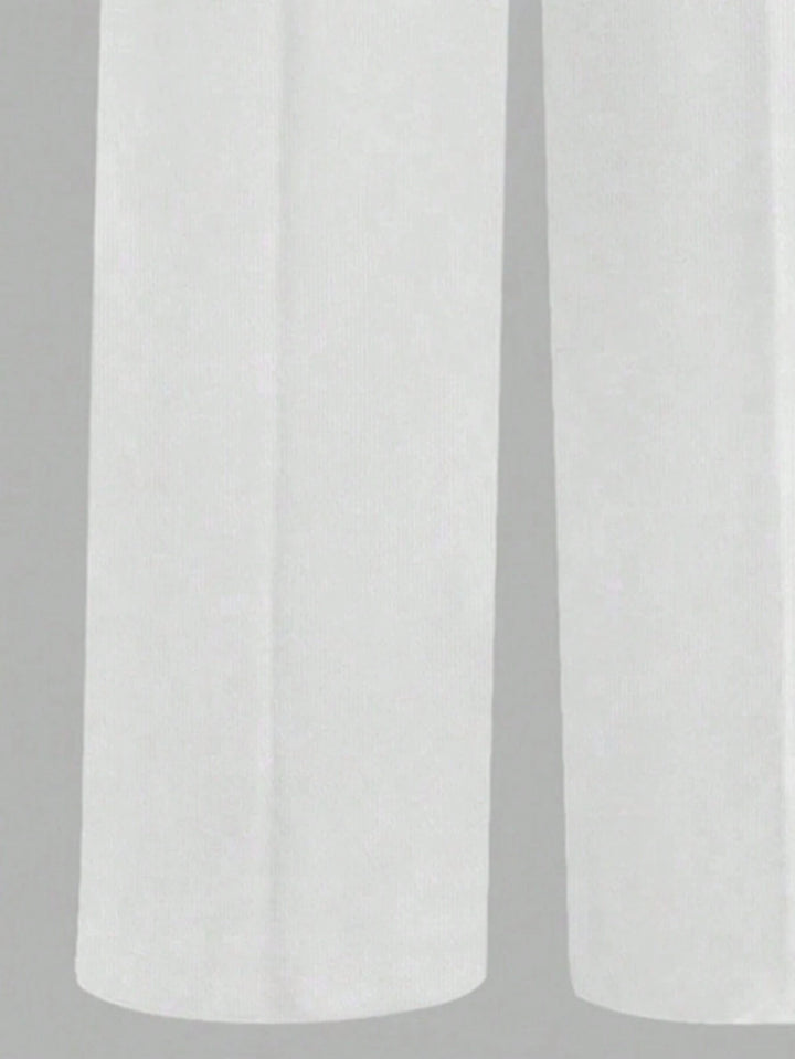 Pantaloni SHEIN, alb