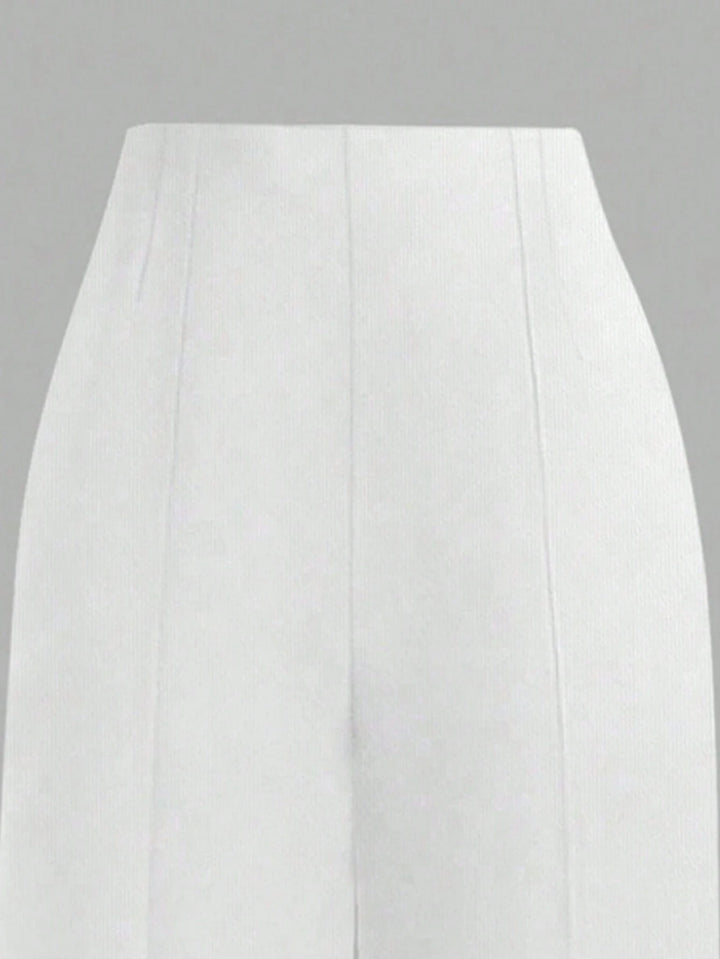 Pantaloni SHEIN, alb