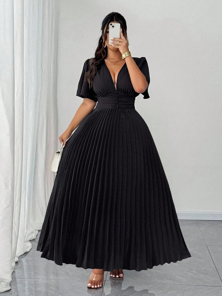 SHEIN maxi ruha, fekete