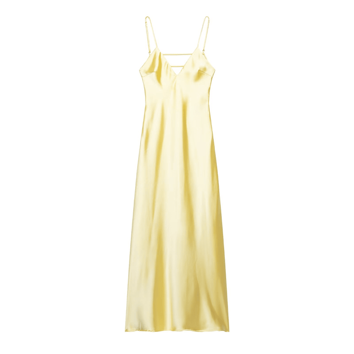 Rochie maxi SHEIN, galben
