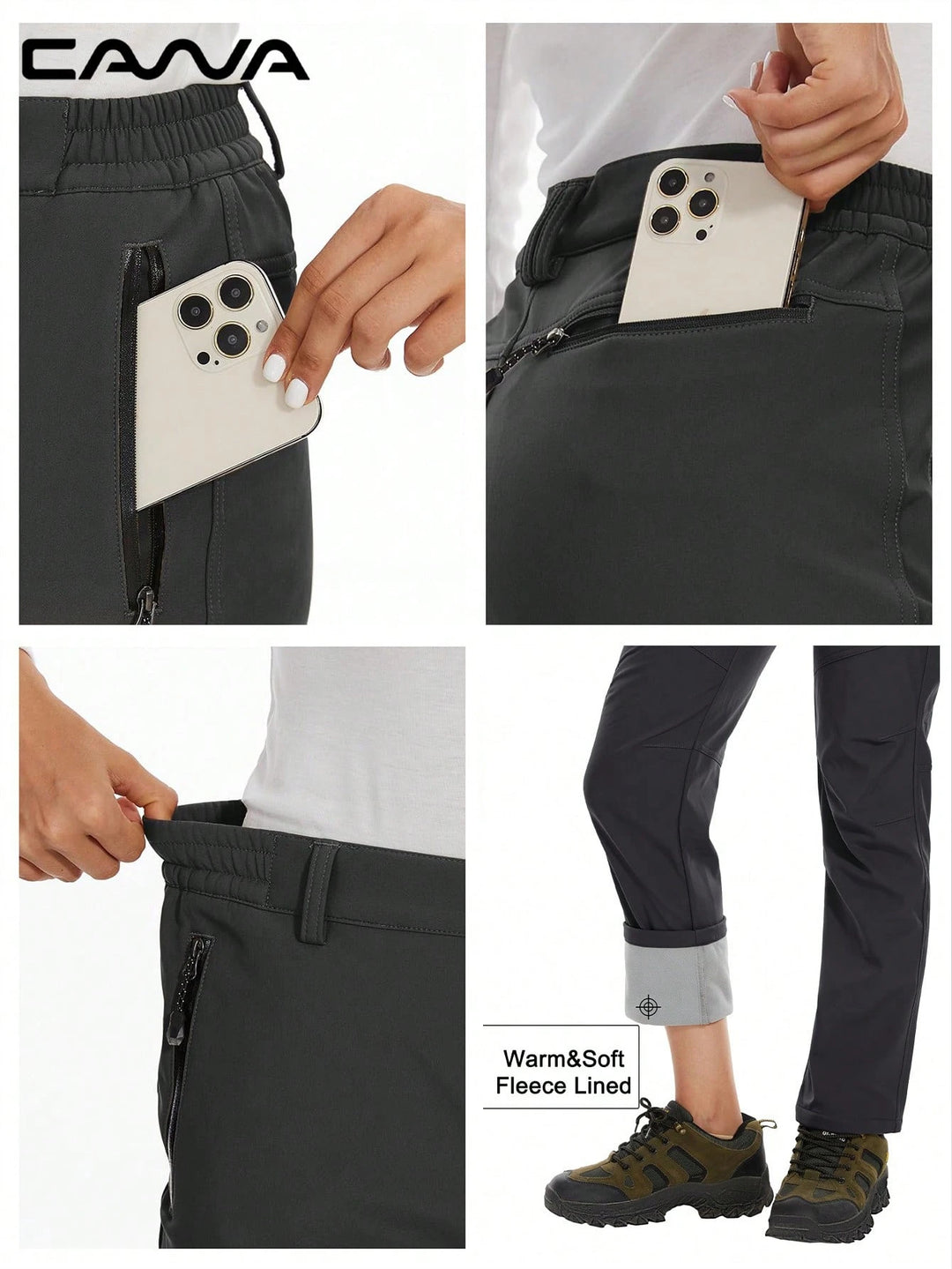 Pantaloni SHEIN, negru