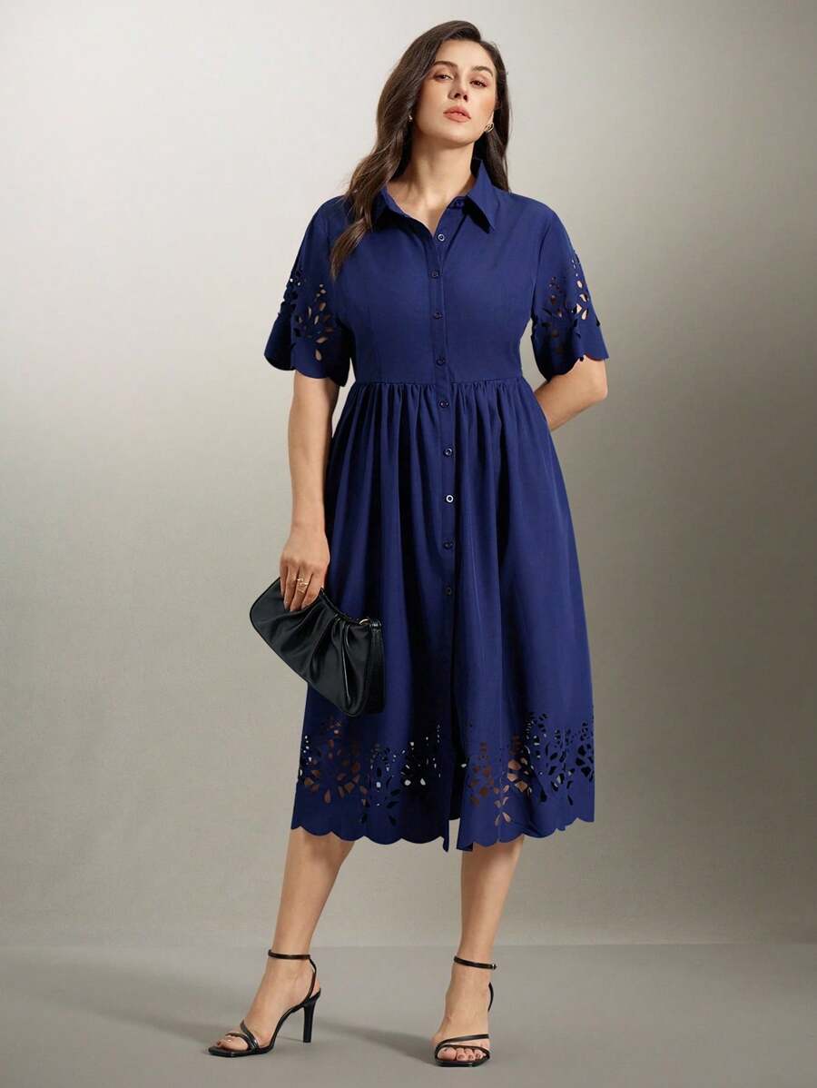 Rochie midi SHEIN, albastru