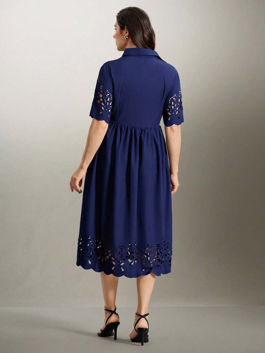 Rochie midi SHEIN, albastru