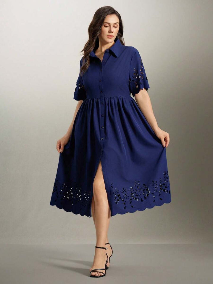 Rochie midi SHEIN, albastru