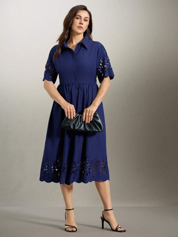 Rochie midi SHEIN, albastru