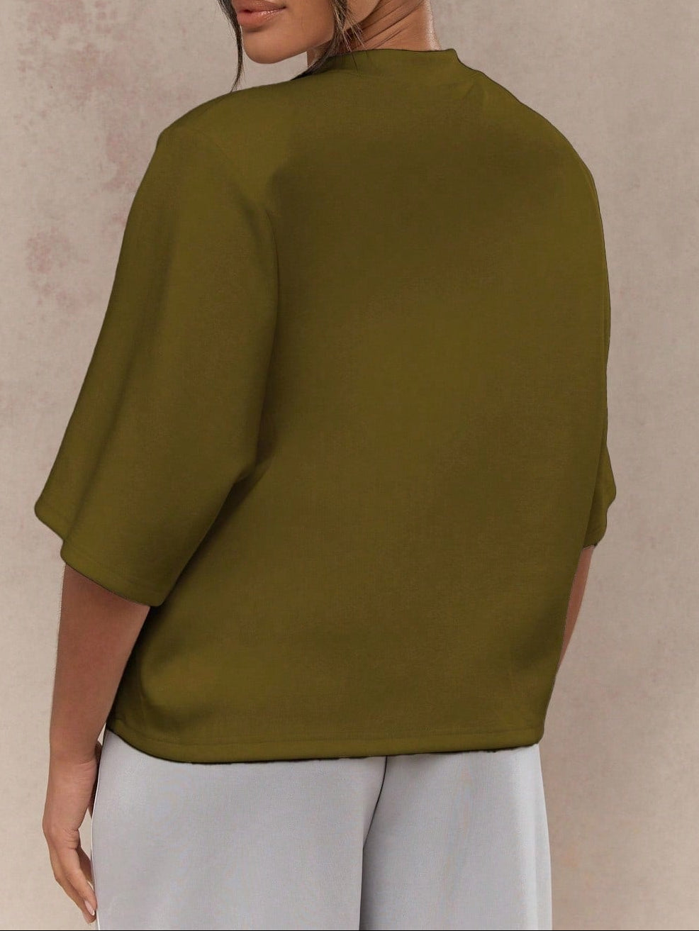 Tricou SHEIN, kaki