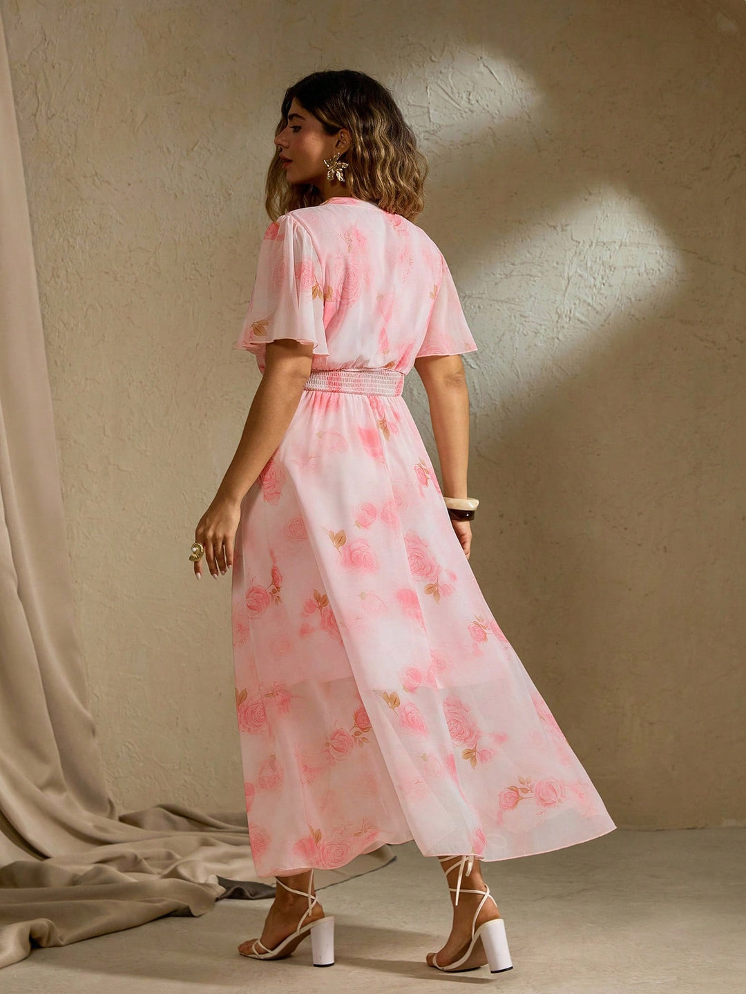 Rochie maxi SHEIN, mix culori