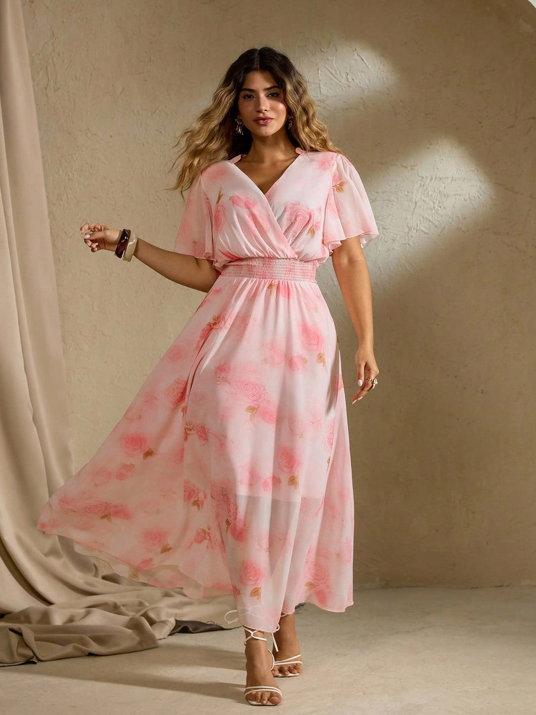 Rochie maxi SHEIN, mix culori
