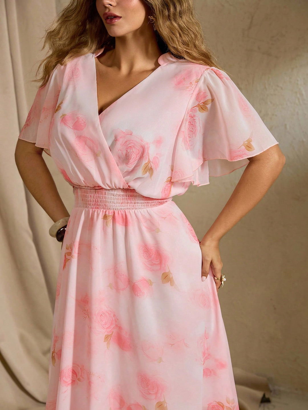 Rochie maxi SHEIN, mix culori