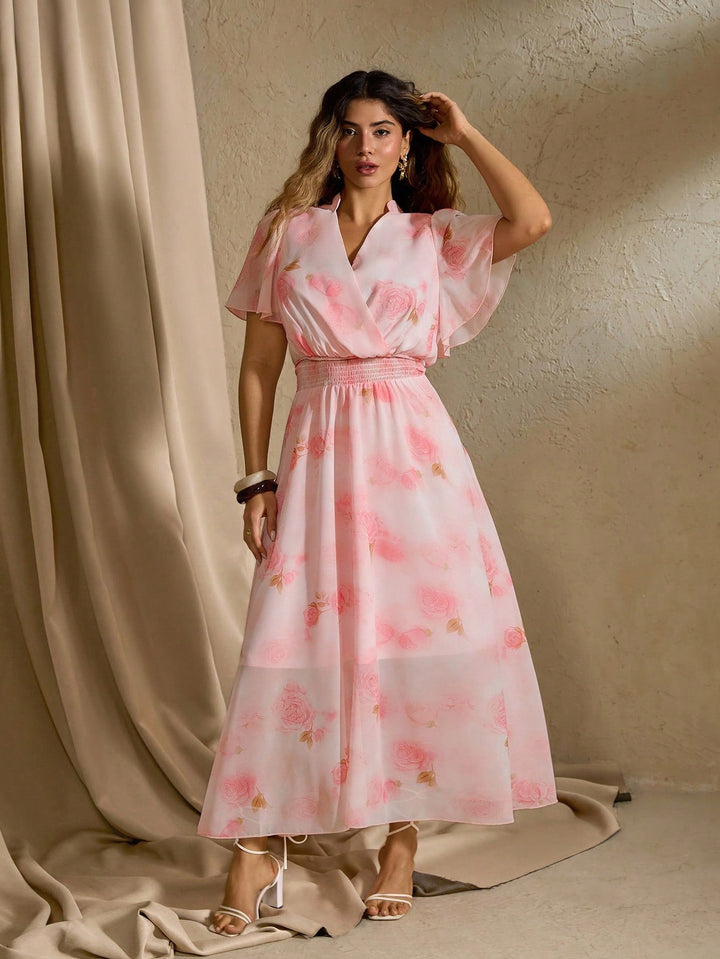 Rochie maxi SHEIN, mix culori