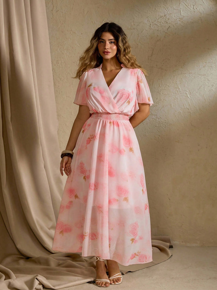 Rochie maxi SHEIN, mix culori