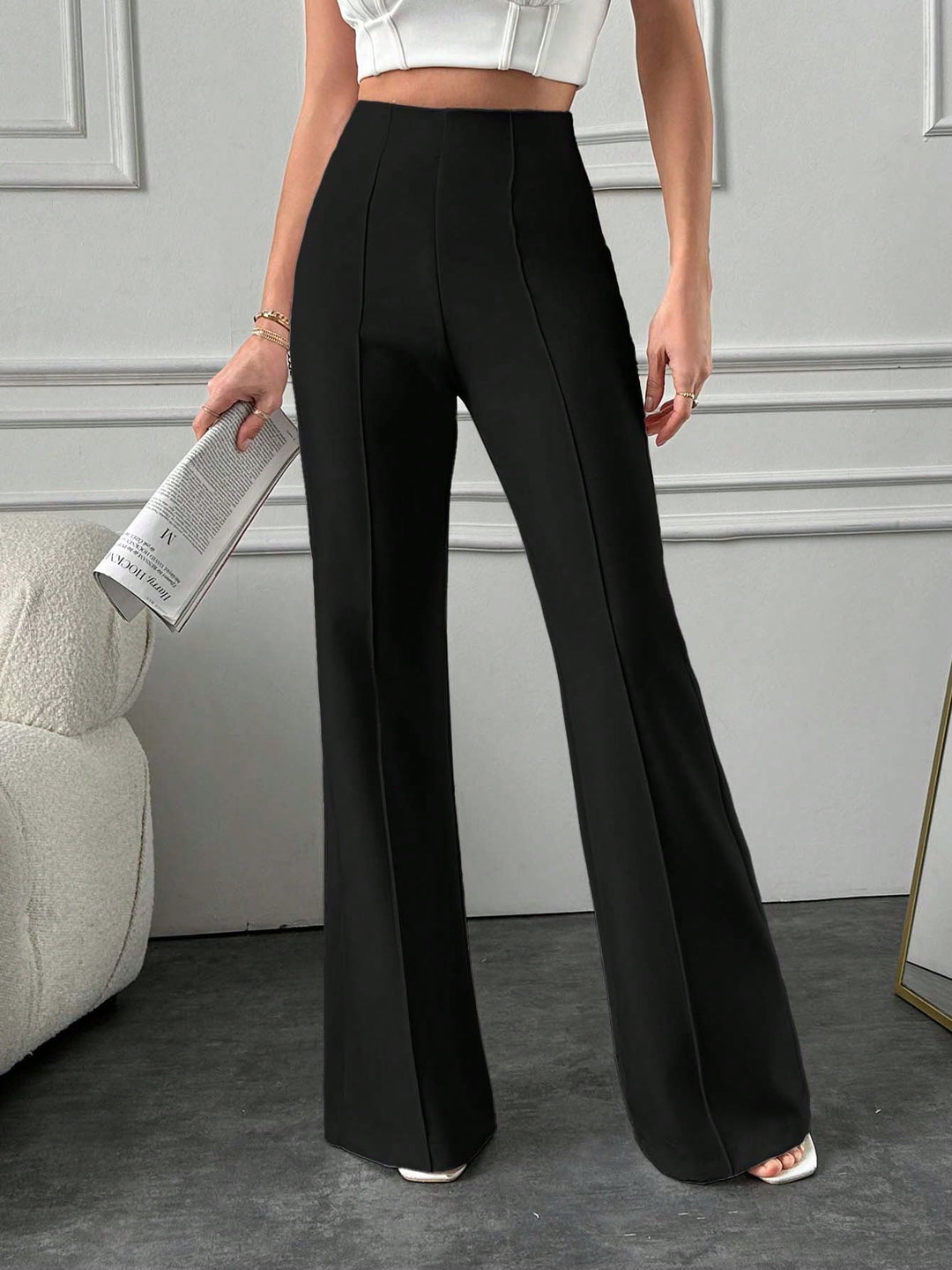 Pantaloni SHEIN, negru