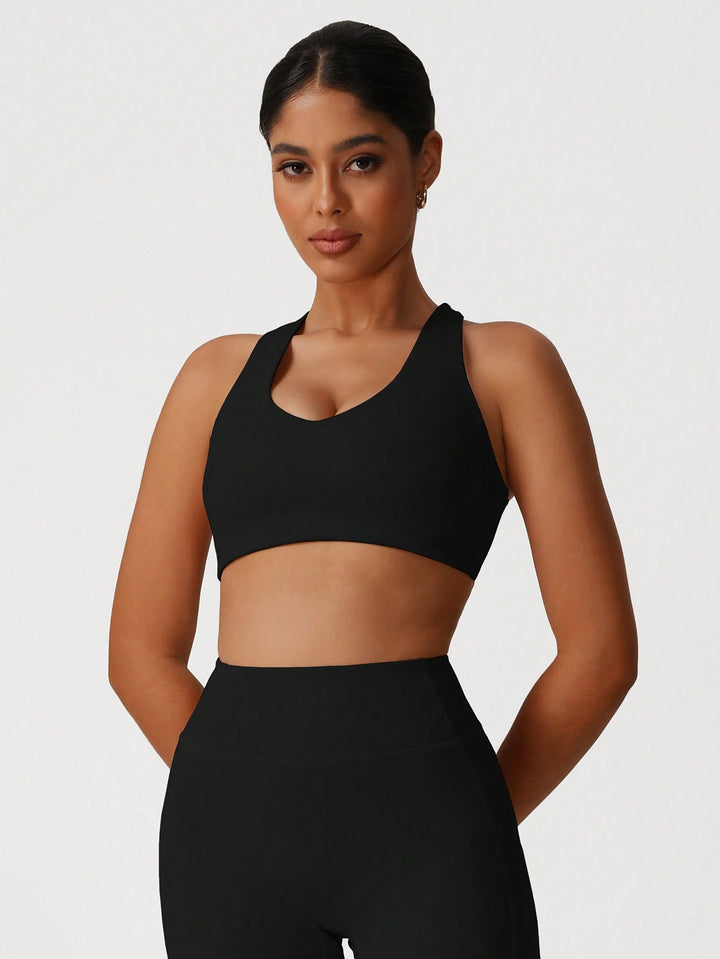 Bustieră sport SHEIN, negru