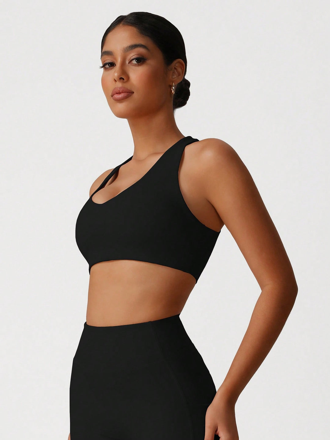 Bustieră sport SHEIN, negru