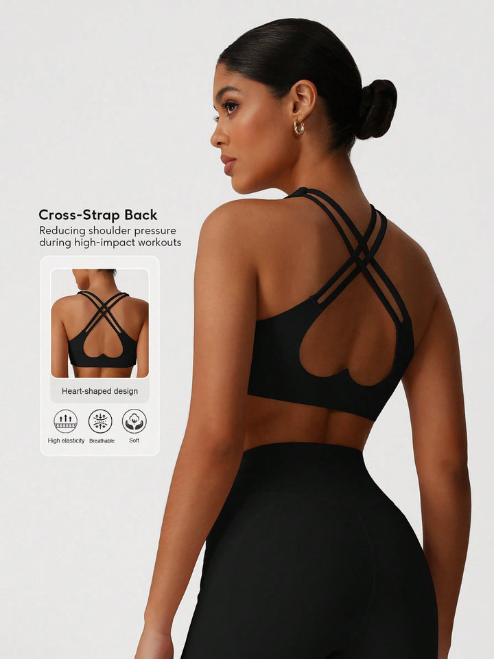 Bustieră sport SHEIN, negru