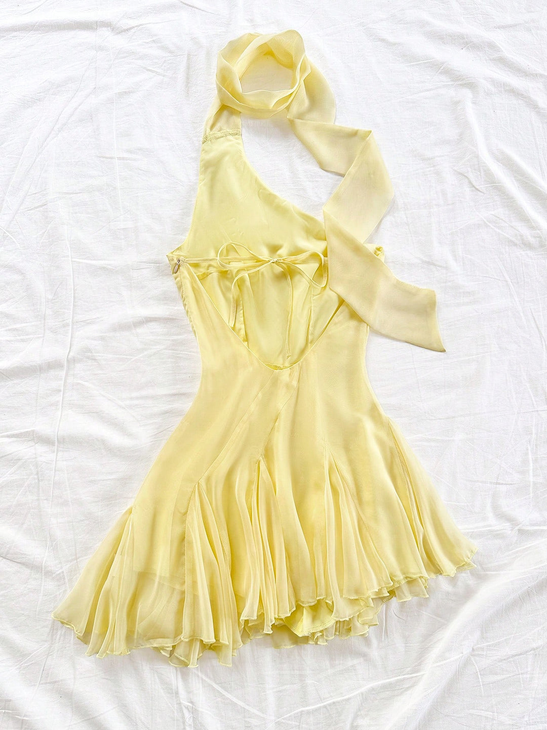 SHEIN mini ruha, sárga
