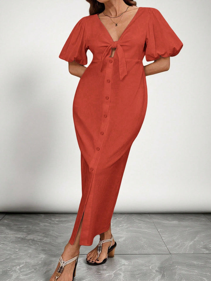 Rochie maxi SHEIN, roșu