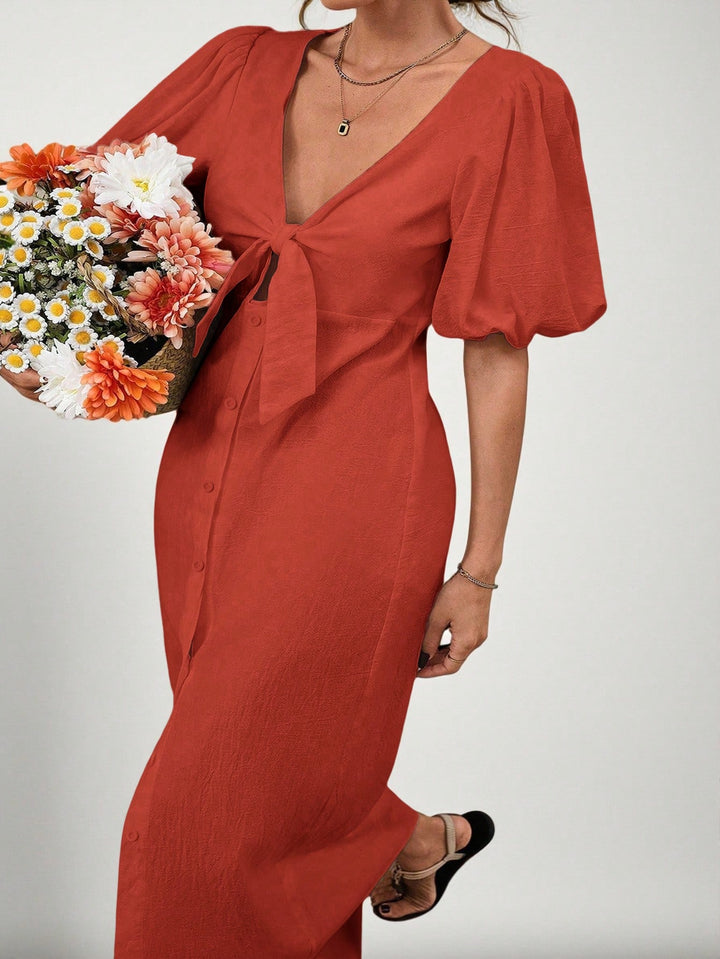 Rochie maxi SHEIN, roșu