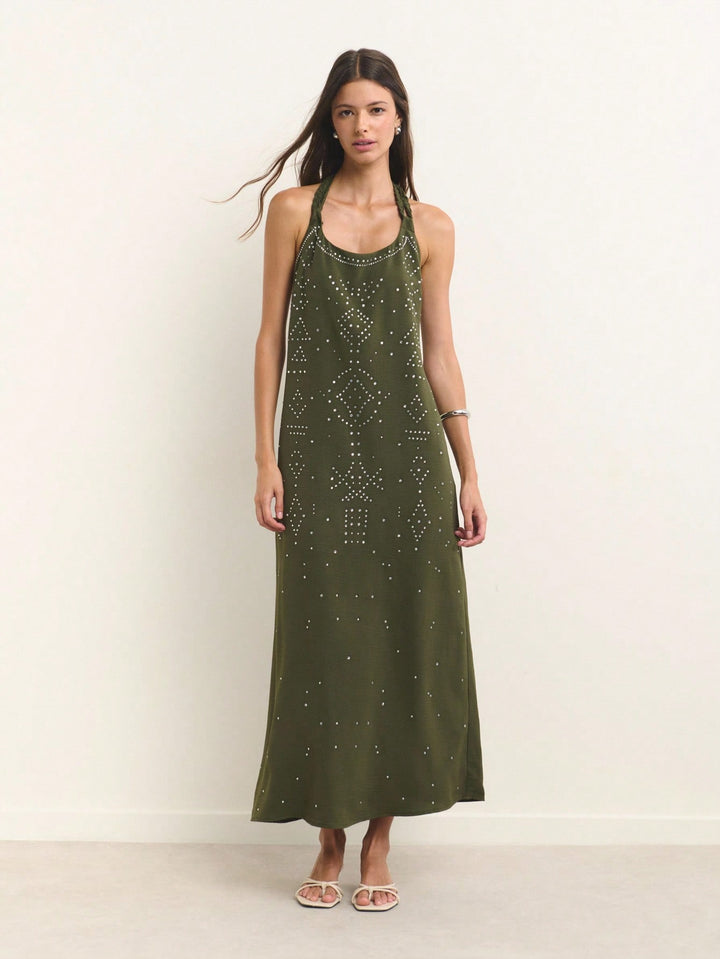 Rochie maxi SHEIN, maro