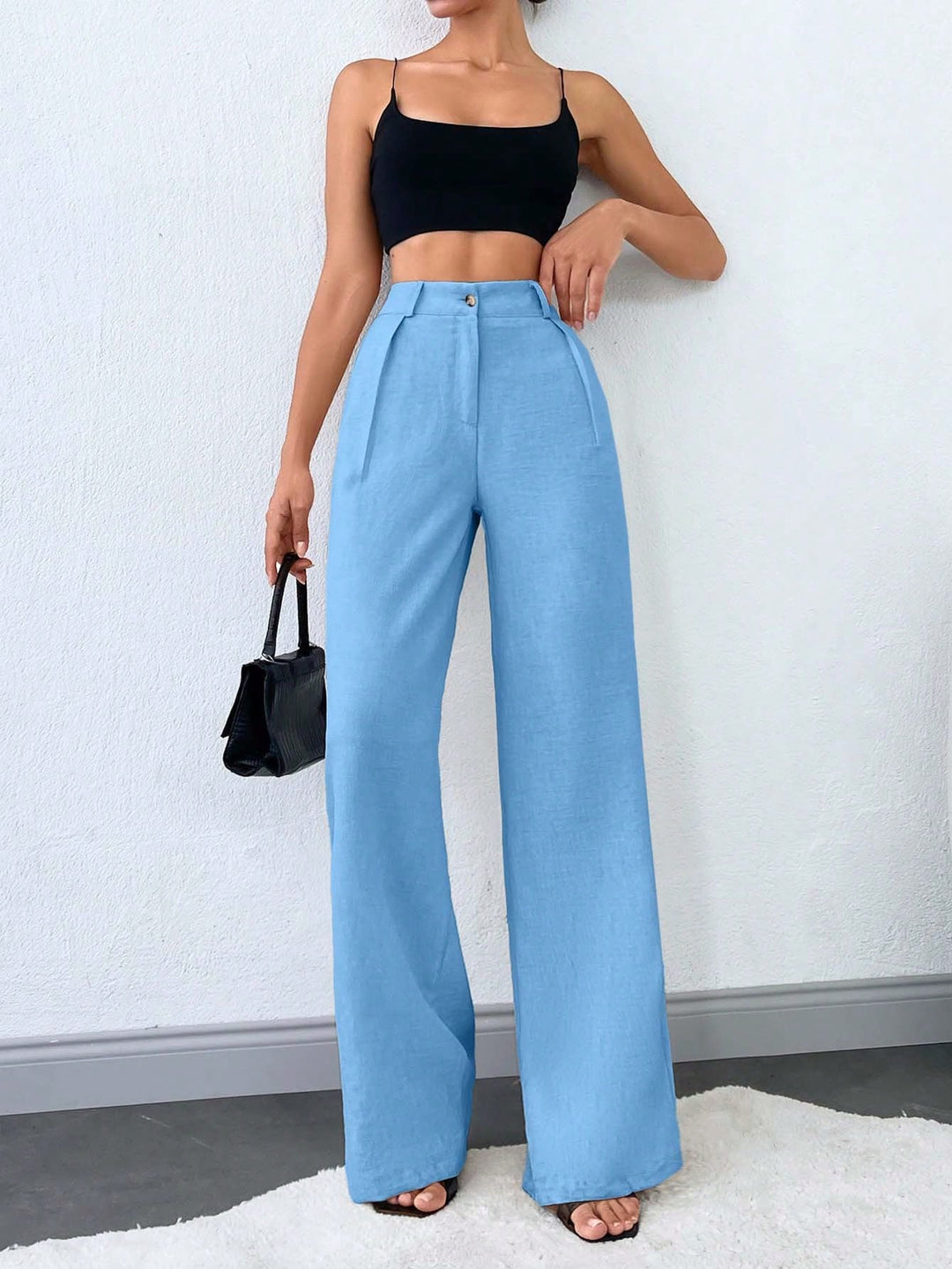 Pantaloni SHEIN, albastru