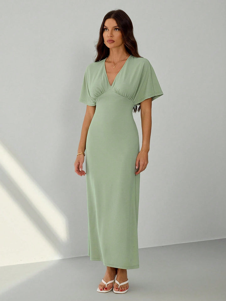 Rochie maxi SHEIN, verde