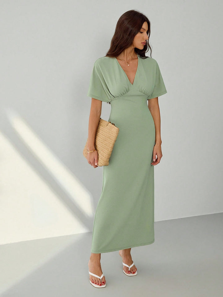 Rochie maxi SHEIN, verde