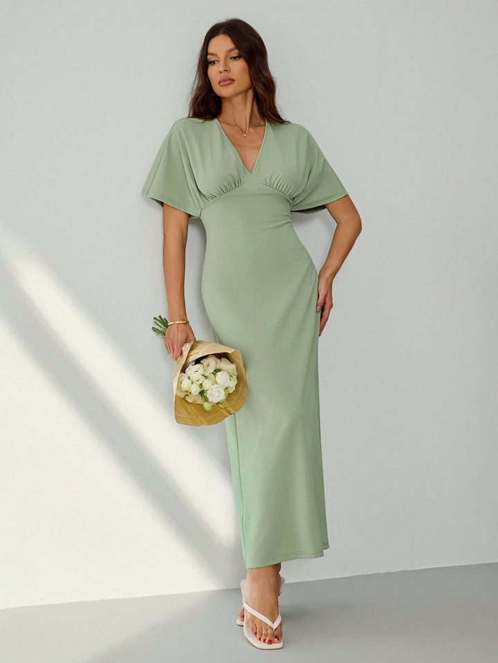 Rochie maxi SHEIN, verde